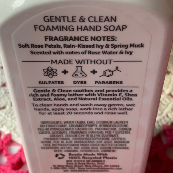 🧴💐🧴 BATH & BODY WORKS ROSE WATER & IVY HAND SOAP 🧴💐🧴 NWT 🧴💐🧴 - Picture 16 of 16